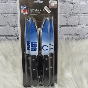 Colts 4-Piece Stainless Steel Steak Knife Set
